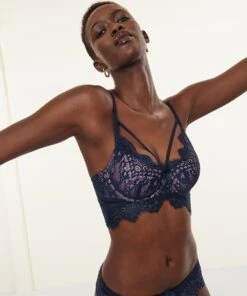 Hunkemöller Dames Lingerie Voorgevormde Longline Beugel Bh Marilee - Blauw - Maat F75 -Triumph Winkel 1000x1200 100