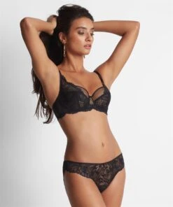 Aubade Flowermania Beugel BH Zwart 90 D -Triumph Winkel 1000x1200 120