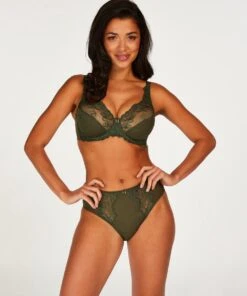 Hunkemöller Dames Lingerie Hoge Slip Diva - Groen - Maat S -Triumph Winkel 1000x1200 183
