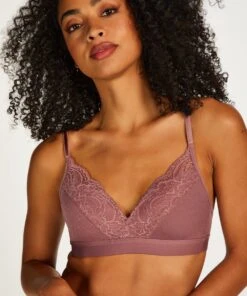 Hunkemöller Dames Lingerie Voorgevormde Bh Zonder Beugel Sophie - Paars - Maat D75 -Triumph Winkel 1000x1200 68