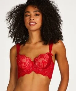Hunkemöller Dames Lingerie Voorgevormde Longline Beugel Bh Elissa - Rood - Maat G75 -Triumph Winkel 1000x1200 74