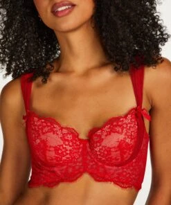 Hunkemöller Dames Lingerie Voorgevormde Longline Beugel Bh Elissa - Rood - Maat G75 -Triumph Winkel 1000x1200 77