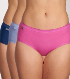 Sloggi Sloggi Basic+ Midi C3P Dames Onderbroek - Maat 38 29 Sloggi Sloggi Basic+ Midi C3P Dames Onderbroek - Maat 38 -Triumph Winkel 1074x1200 3