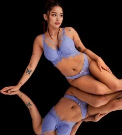 Hunkemöller Dames Lingerie Voorgevormde Longline Beugel Bh Marilee - Paars - Maat C95 -Triumph Winkel 1087x1200 1