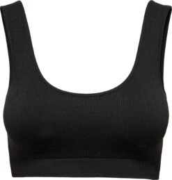 Only Onderbroek Onlvicky Rib Seamless Bra 15283845 Black Dames Maat - M/L