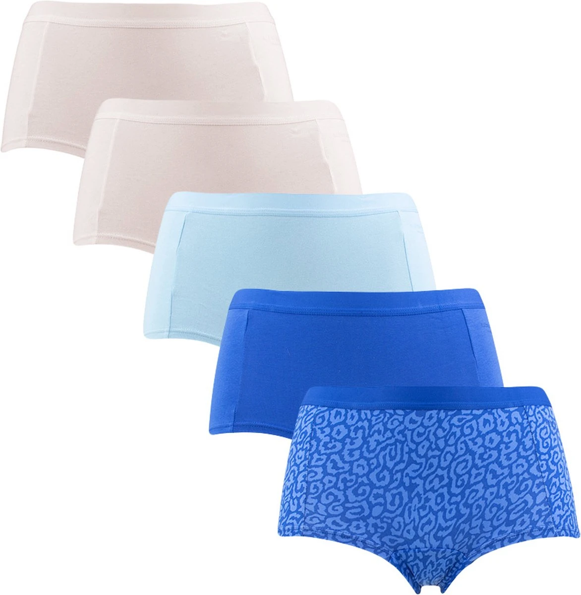 Björn Borg Dames Cotton Stretch 5P Mini Boxershorts Multi - XL 3 Björn Borg Dames Cotton Stretch 5P Mini Boxershorts Multi - XL