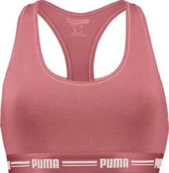 Puma - Iconische Racer Back Dames Beha - Maat XL