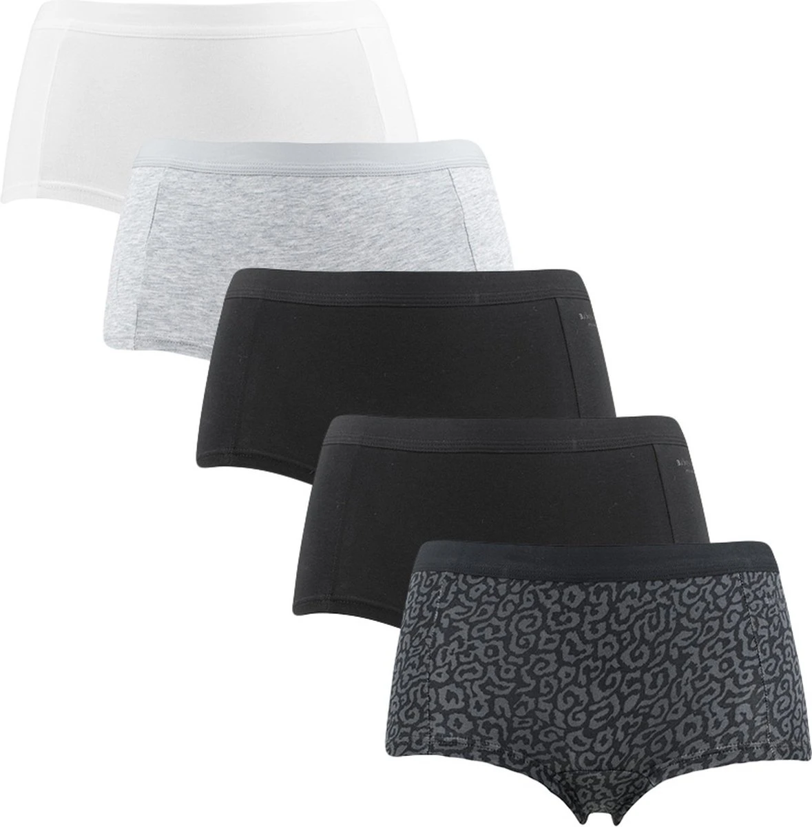 Björn Borg Dames Cotton Stretch 5P Mini Boxershorts Multi II - M 3 Björn Borg Dames Cotton Stretch 5P Mini Boxershorts Multi II - M