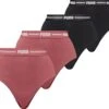 Puma - High Rise Brief Dames Onderbroek - 4-pack - Maat XS