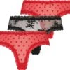 Hunkemöller Dames Lingerie 3-pack Brazilian Mesh - Rood - Maat XS 1 Hunkemöller Dames Lingerie 3-pack Brazilian Mesh - Rood - Maat XS -Triumph Winkel 1200x1027