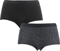 Björn Borg Dames Cotton Stretch 2P Mini Boxershorts Zwart - S