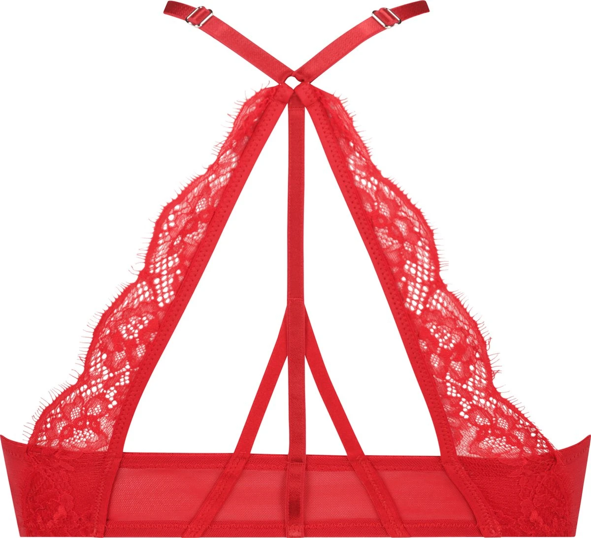 Hunkemöller Dames Lingerie Voorgevormde Push-up Beugel Bh Elissa - Rood - Maat B85 4 Hunkemöller Dames Lingerie Voorgevormde Push-up Beugel Bh Elissa - Rood - Maat B85 - Afbeelding 2