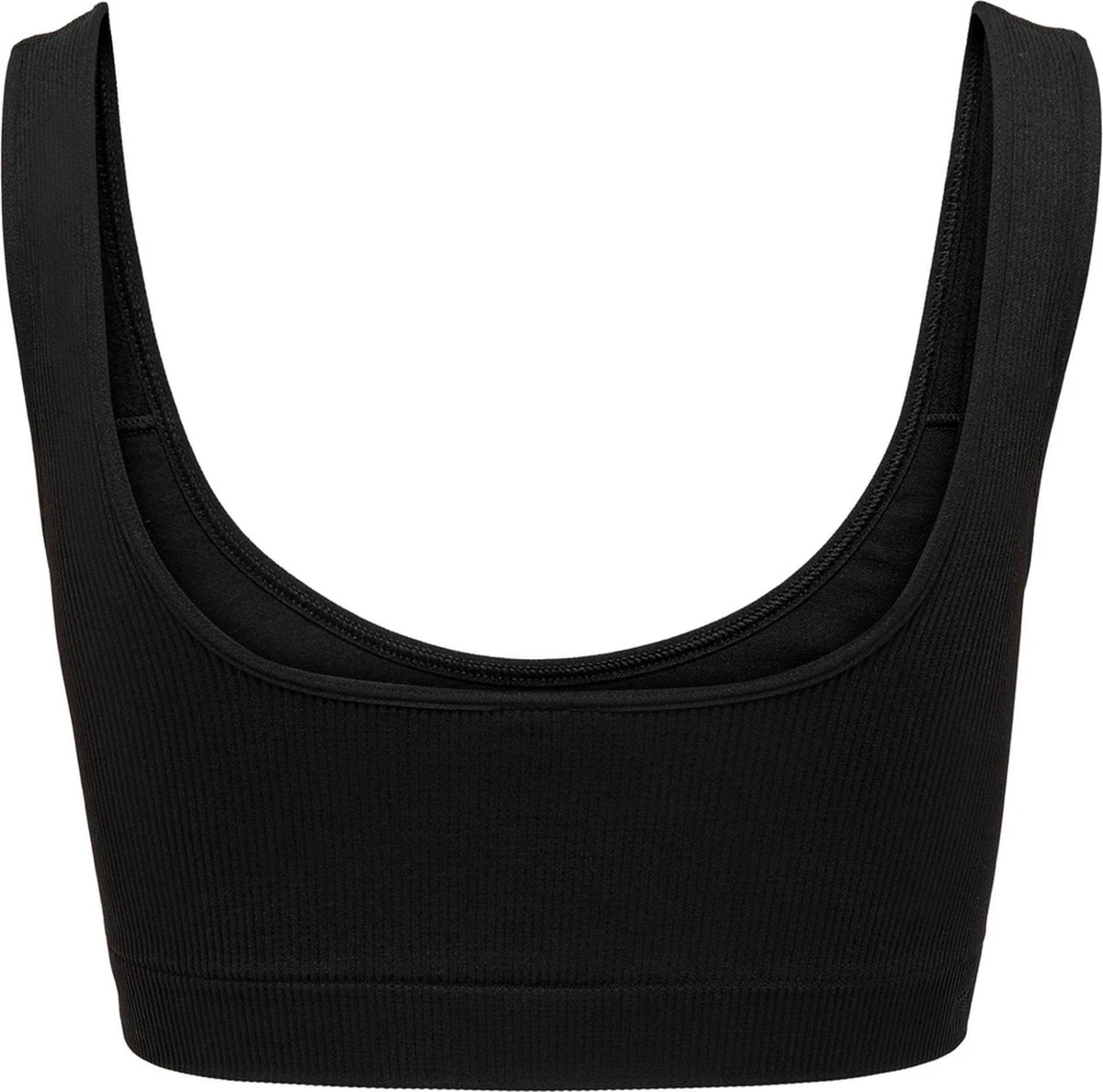 Only Onderbroek Onlvicky Rib Seamless Bra 15283845 Black Dames Maat - XS/S 4 Only Onderbroek Onlvicky Rib Seamless Bra 15283845 Black Dames Maat - XS/S - Afbeelding 2