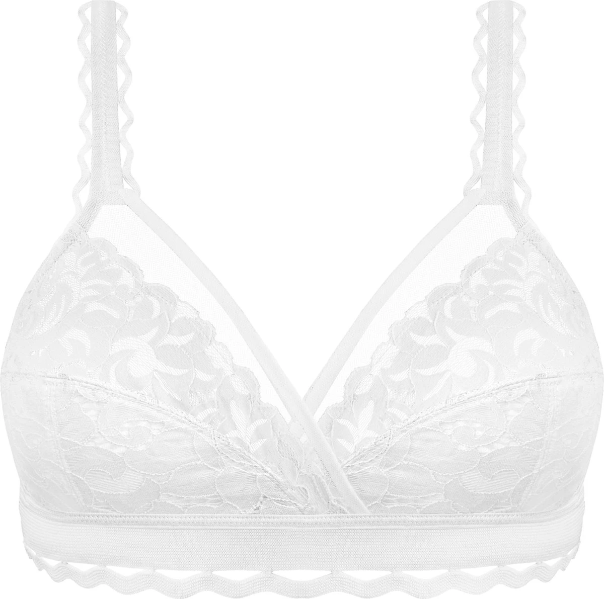 Playtex Classic Lace Support Recycled Dames Beha - Wit - Maat D75 3 Playtex Classic Lace Support Recycled Dames Beha - Wit - Maat D75