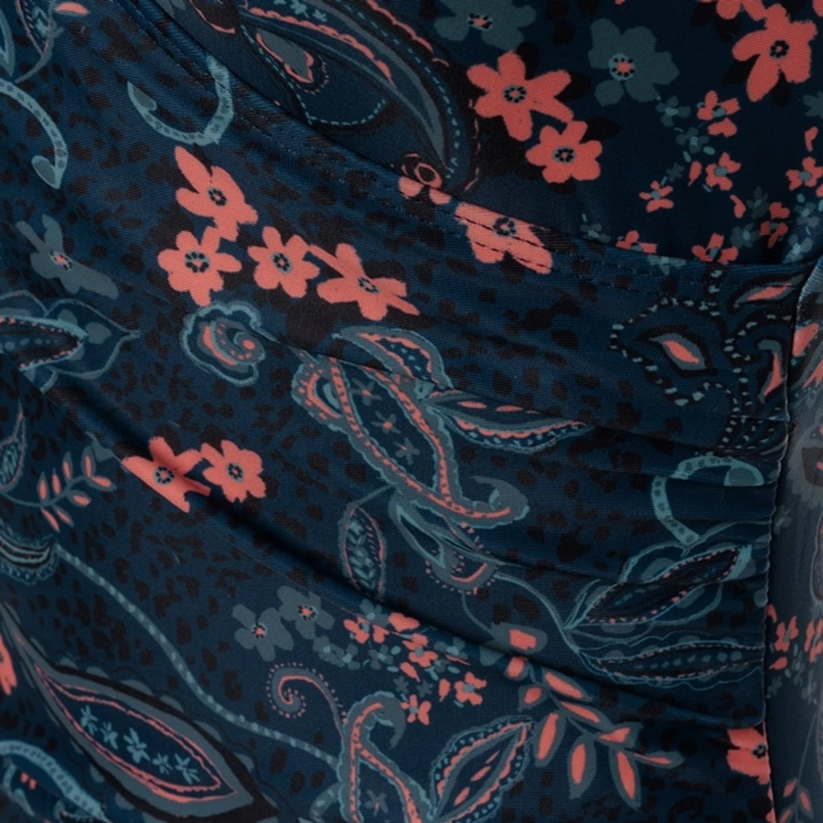 Osaga Voorgevormd Dames Badpak Paisley Print - Blauw - Maat S 4 Osaga Voorgevormd Dames Badpak Paisley Print - Blauw - Maat S - Afbeelding 2