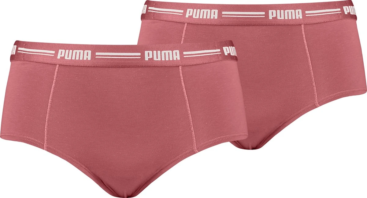 Puma - Iconische Mini Short Dames Onderbroek - 2-pack - Maat L 3 Puma - Iconische Mini Short Dames Onderbroek - 2-pack - Maat L