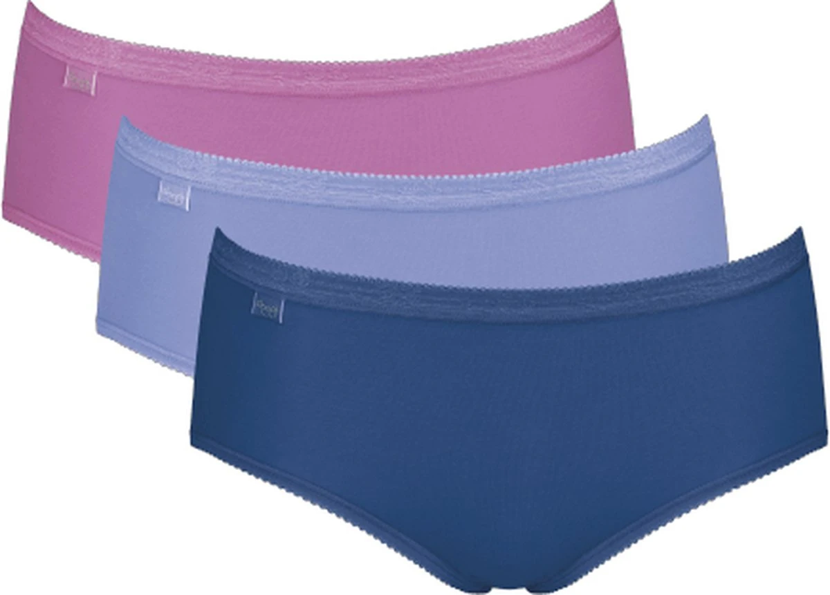 Sloggi Sloggi Basic+ Midi C3P Dames Onderbroek - Maat 50 14 Sloggi Sloggi Basic+ Midi C3P Dames Onderbroek - Maat 50 - Afbeelding 12