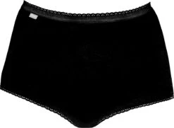 Playtex Cotton Stretch Maxi Slip Dames Onderbroek 3-pack - Zwart - Maat 8XL (56)