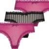 Hunkemöller Dames Lingerie 3-pack Brazilian Mesh - Paars - Maat M -Triumph Winkel 1200x979 3
