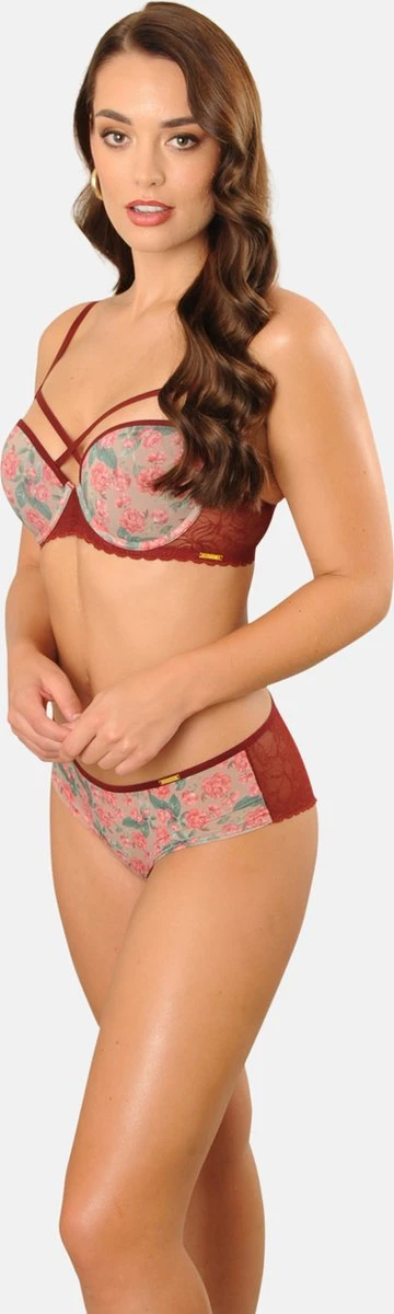 SAPPH - Fabulous Flower BH - Maat 75B - Blauw Bloemenprint 4 SAPPH - Fabulous Flower BH - Maat 75B - Blauw Bloemenprint - Afbeelding 2