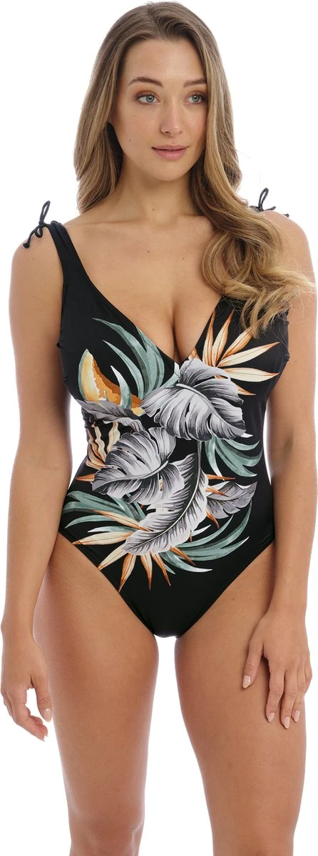 Fantasie Bamboo Grove UW Plunge Swimsuit Dames Badpak - Maat 80F 4 Fantasie Bamboo Grove UW Plunge Swimsuit Dames Badpak - Maat 80F - Afbeelding 2