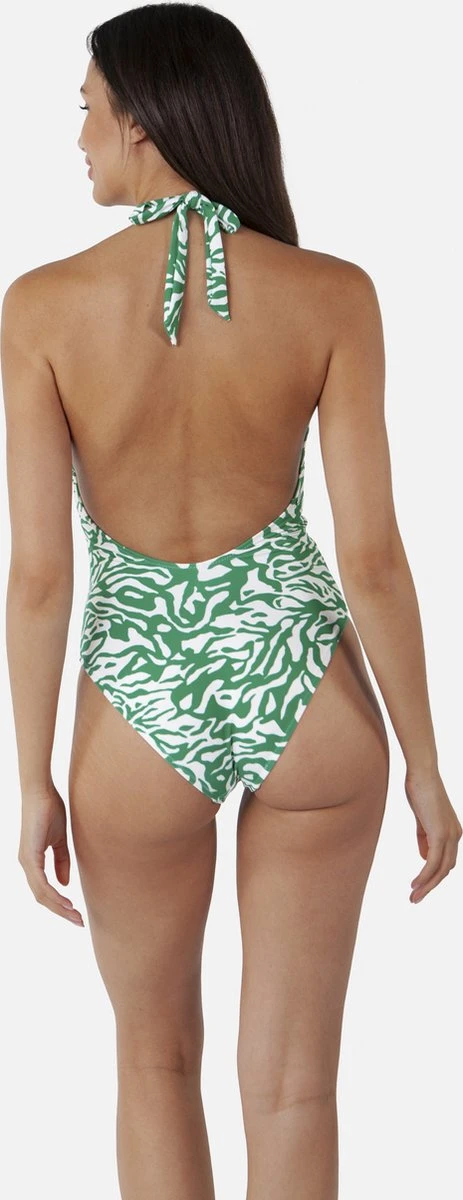 Barts Sula Halter One Piece Wit Dames Badpak - Maat 38 4 Barts Sula Halter One Piece Wit Dames Badpak - Maat 38 - Afbeelding 2