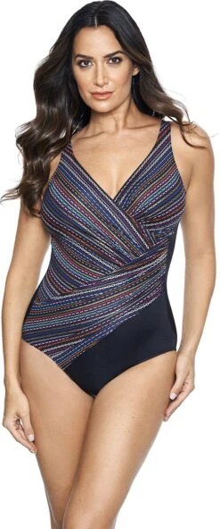 Miraclesuit Shimmer Links Oceanus Badpak Multicolour 48