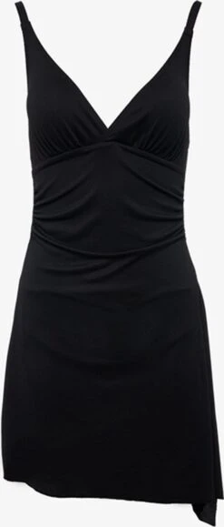 Osaga Voorgevormd Dames Badpakjurk Zwart - Maat XXL