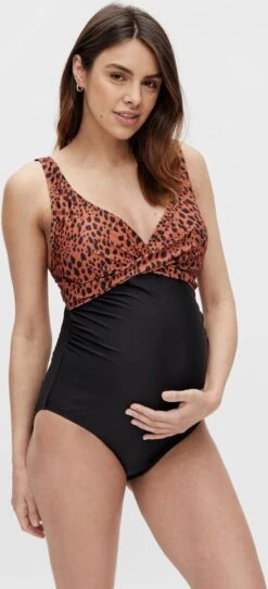 Mamalicious MAMA.LICIOUS MLNEWMYNTHE PADDED ANIMAL SWIMSUIT A. Dames Zwemkleding - Maat M -Triumph Winkel 547x1200 2