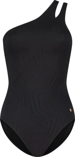 Beachlife Black Swirl Dames Badpak - Maat 38D