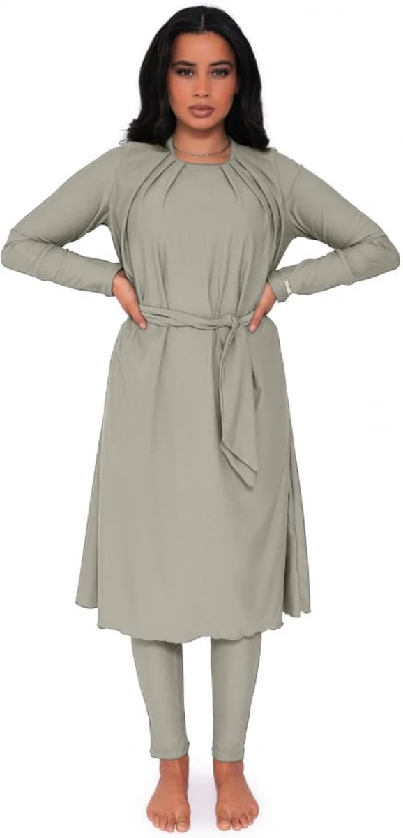 Burkini Saffier Taupe L, Badpak, Mykiny Brand 3 Burkini Saffier Taupe L, Badpak, Mykiny Brand