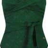 Beachlife Green Embroidery Dames Badpak - Maat B40