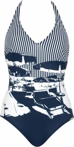 Sunflair - Badpak - Marine/Wit - Maat 38B