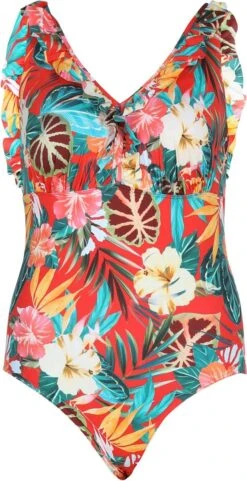 Paprika Badpak Met Tropische Print Badpak Met Tropische Print 17 Paprika Badpak Met Tropische Print Badpak Met Tropische Print -Triumph Winkel 616x1200 3