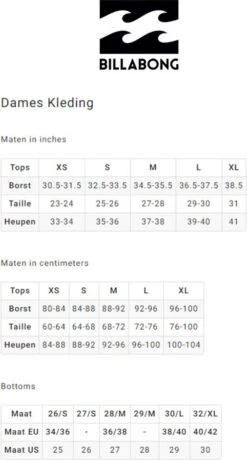 Billabong - One-piece UV-badpak Voor Vrouwen Met Lange Mouwen - Tropic Bodysuit - UPF50+ - Zwart - Maat M 5 Billabong - One-piece UV-badpak Voor Vrouwen Met Lange Mouwen - Tropic Bodysuit - UPF50+ - Zwart - Maat M -Triumph Winkel 645x1200 2