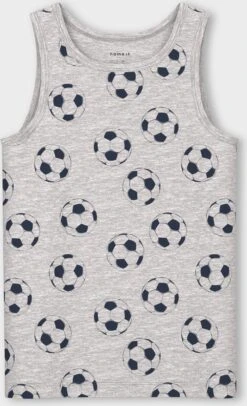 Name It Onderbroek Nkmtank Top 2p Melange Football Noo 13208837 Grey Melange