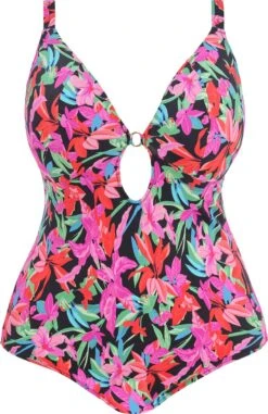 Elomi Savaneta Non Wired Swimsuit Dames Badpak - Maat 85K