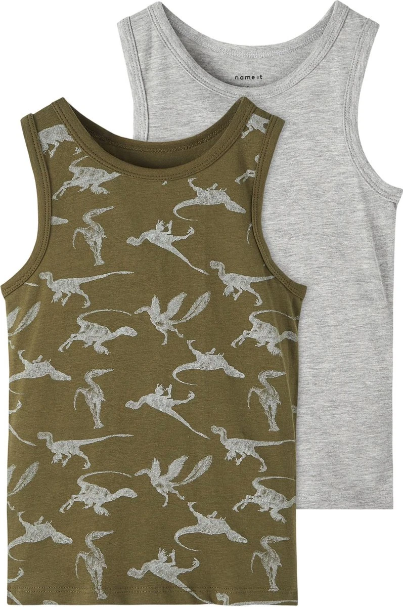 Name It Onderbroek Nkmtank Top 2p Olive Night Dino Noo 13206974 Olive Night 3 Name It Onderbroek Nkmtank Top 2p Olive Night Dino Noo 13206974 Olive Night