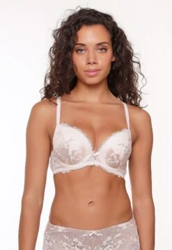 LingaDore - Gel BH Powder Puff - Maat 75B - Beige Wit - Push Up Bh - Maximizer Bh - Met Beugel - Dames -Triumph Winkel 826x1200
