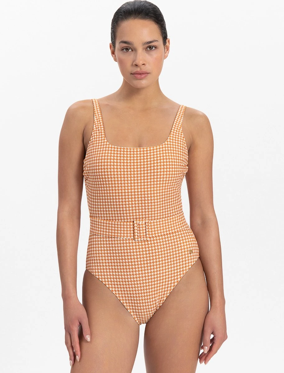 Beachlife Pied De Poule Dames Badpak - Maat 36 (S) 5 Beachlife Pied De Poule Dames Badpak - Maat 36 (S) - Afbeelding 3