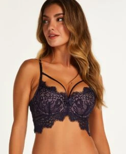 Hunkemöller Dames Lingerie Voorgevormde Longline Beugel Bh Marilee - Blauw - Maat F75 -Triumph Winkel 981x1200 1